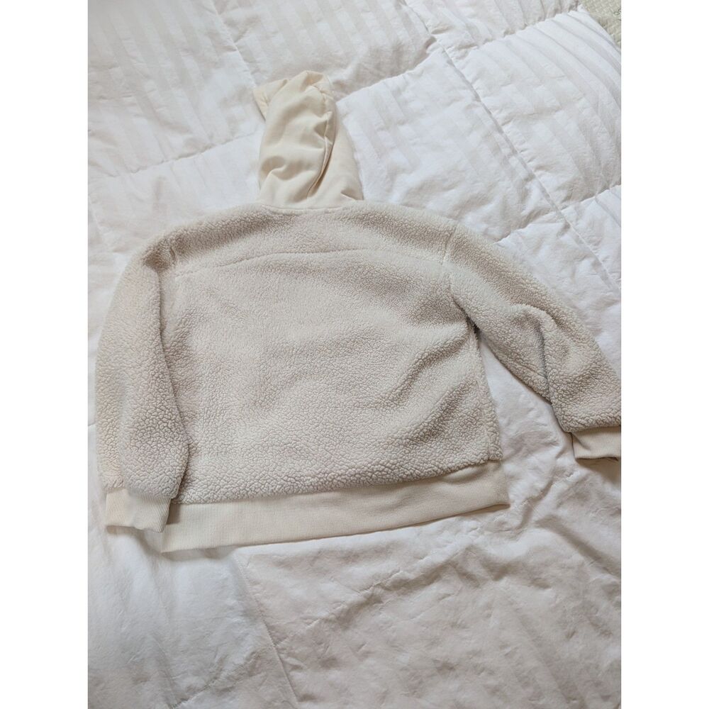 MTA White Fleece Hoodie - Picture 2 of 3